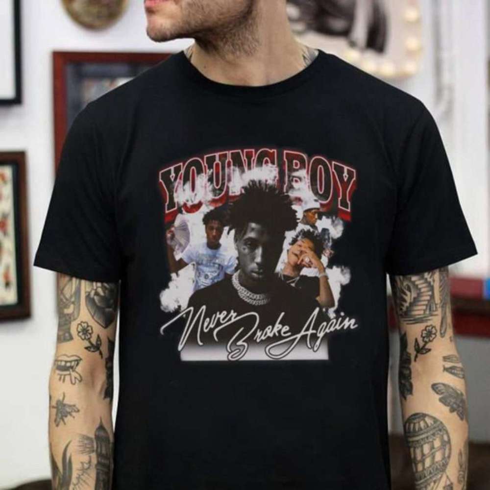 YoungBoy Never Broke Again Rapper Streetwear Music Fan T-Shirt